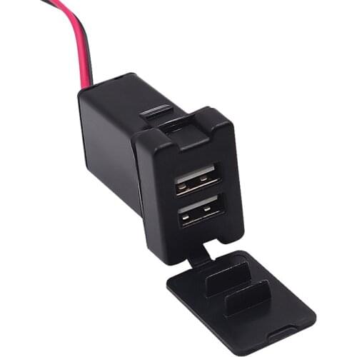 12-24V Car USB Wall Charger Socket Car Phone Pad Camper PS4 USB Charger Adapter 3.1A Motorcycle RV Camper Bus SUV Accessories