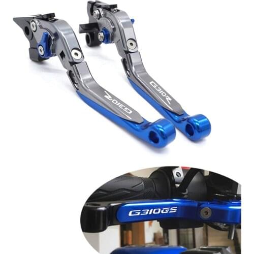For BMW G310R G310 R G 310 R G310 GS G310GS 2017 2018 Motorcycle CNC Aluminum Brake Clutch Levers Adjustable Extendable Foldable