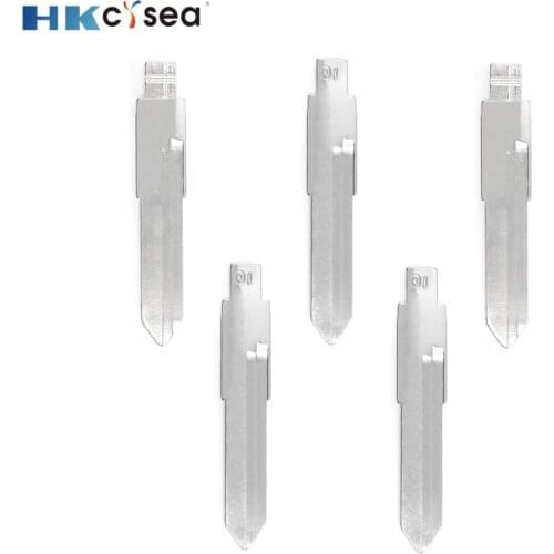 HKCYSEA KD01# KD JMD VVDI Remote Uncut Blank Metal Blade Type HU49 #01 for VW Santana Jetta Remote Car Key Blade Replacement