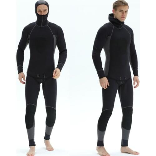 Split Type Wetsuit Men Full Body Diving Suits Surfers Divers Windsurfers Canoeists Scuba Diving Snorkeling 3mm Neoprene Wet Suit