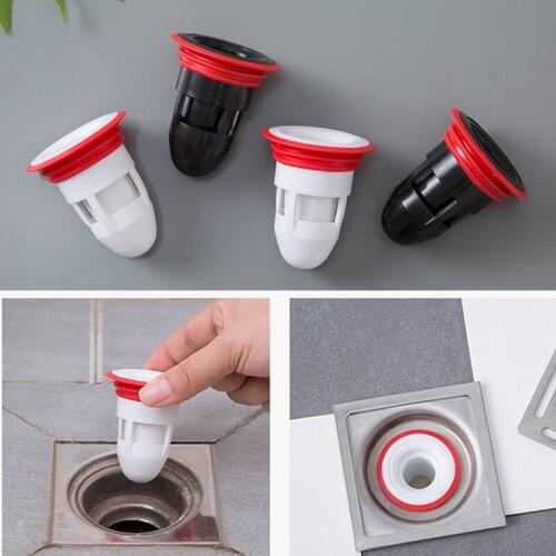 Newest Toilet Deodorant Floor Drain Core Toilet Floor Drain Bathroom Inner Core Sewer Pest Control Silicone Anti-odor Artifact
