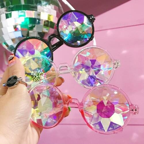 Kaleidoscope Glasses Rave Festival Party Sunglasses Diffracted Lens