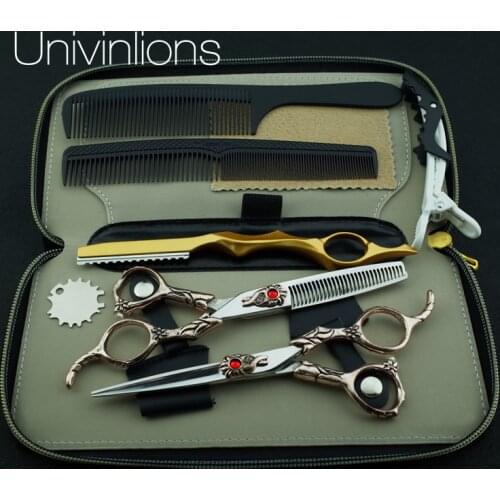 6" 440C barber scissors professional hair scissors hairdressing scissors salon thinning shears japanese hair cutting shears kits