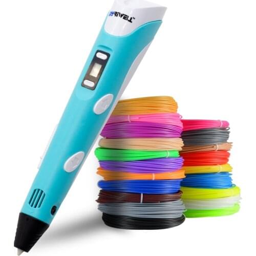 Portable 3D Pen Original DIY 3D Printing Pen With ABS Filament Creative Toy Birthday Gift For Kids Design Drawing DIY Pen
