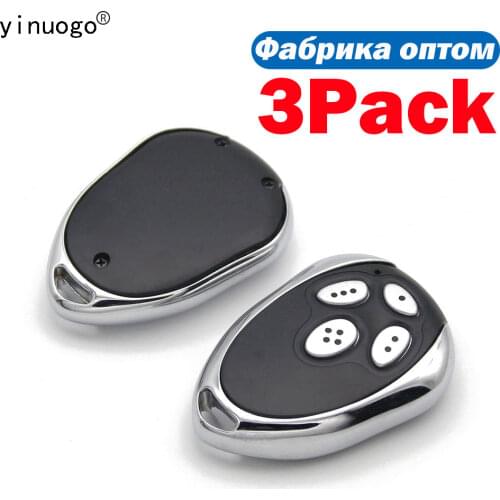 3pcs Gate control for Alutech AN-Motors AT-4 4 channel 433MHz remote garage gate door rolling code key chain for barrier
