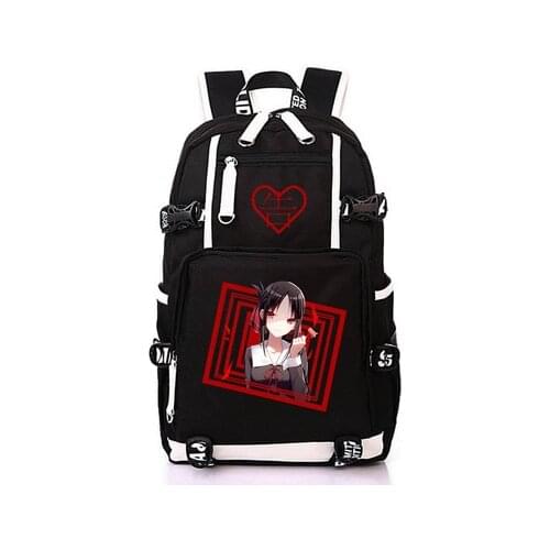 Anime Kaguya-sama: Love Is War Kaguya Shinomiya Backpack Cosplay Oxford Bag Schoolbag Travel Bags