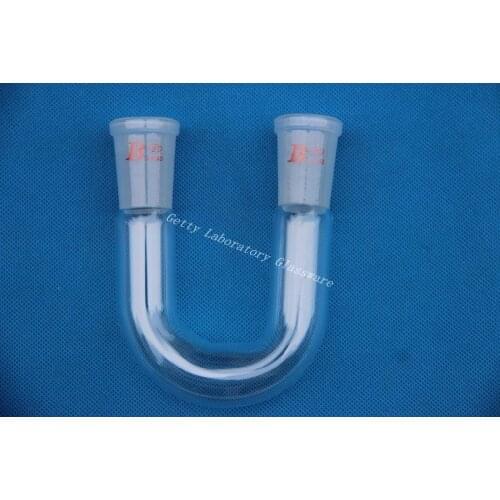 U shape Glass Connecting Adapter, Distilliing Adapter with both 24/40 Outer joints