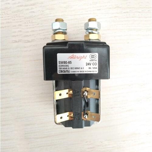 Universal DC contactor SW80-6 SW80-65 24V/48V/80V 125A Suitable for golf cart, forklift and stacker