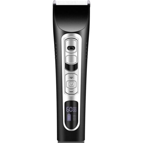 High Quality Rechargeable USB LCD Professional Salon Hairdressing Hair Clippers Barber