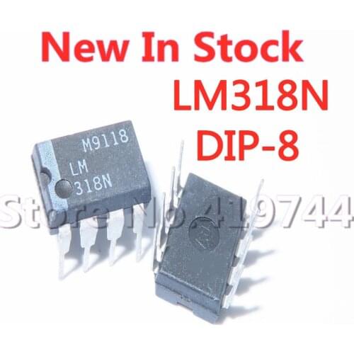 5PCS/LOT 100% Quality LM318N LM318 DIP-8 operational amplifier In Stock New Original