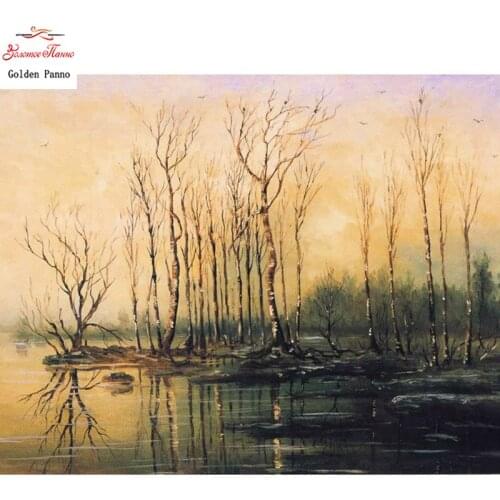 5D DIY full square diamond painting cross stitch still life water surface reflection diamond mosaic diamond embroidery