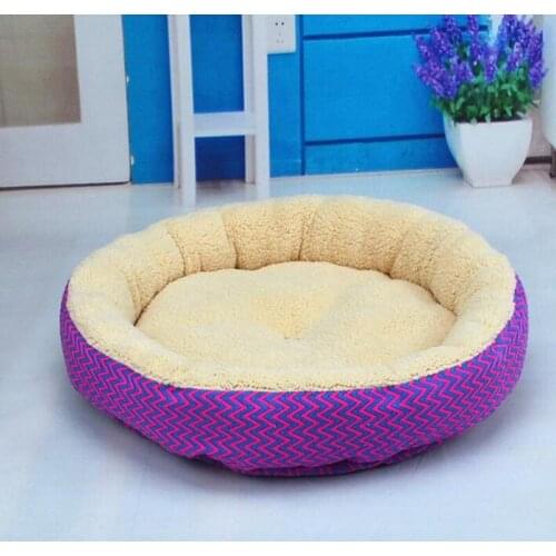 Flannelette Dogs Pet Nest Thickening Warm Soft Plush Cats Bed Sleeping Mat Breathable Small Medium Large Pet Supplies