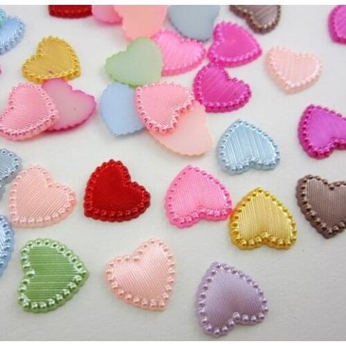 Free Shipping Mixed 14mm 50Pcs Craft ABS Heart Shape Imitation Pearls Resin Scrapbook Beads Decorate Diy
