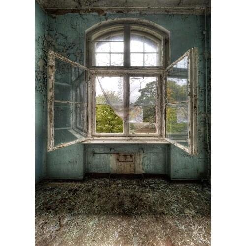 Interior old house corridor gallery winery retro style photography background photography background daily life photos