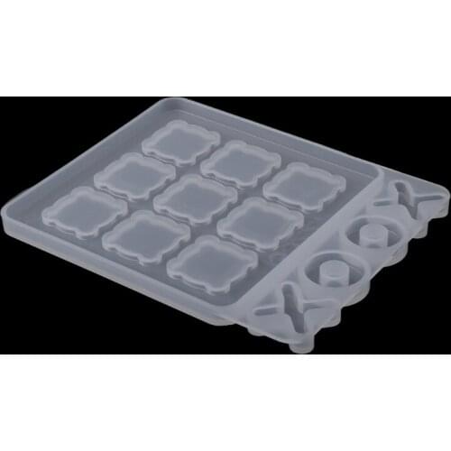Small Tic Tac Toe Molds for Resin Casting Small O X Board Game Silicone Mold DIY Craft Classic Board Family Games Molds