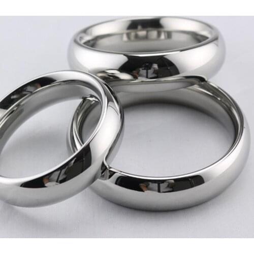 Multi-Frequency Stainless Steel Penis Ring Male Penis Vibrator Sex Toy for Men Delay Ejaculation Metal Weight-Bearing Cock Ring