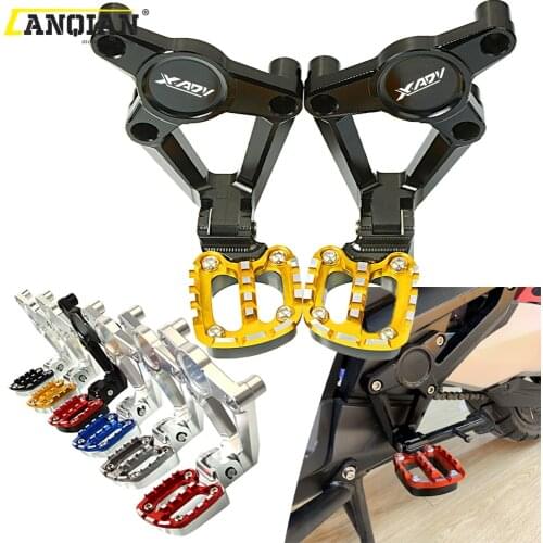 Motorcycle Accessories Folding Passenger Rear Sets Foot Pegs Footrest For HONDA X-ADV XADV X ADV 750 XADV750 2017 2018 2019 2020