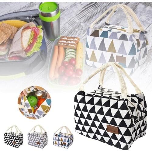 New Fresh Insulated Lunch Boxes Cold Portable Convenient Lunch Bag Outdoor Home Picnic Thermal Oxford Waterproof Beam Bags