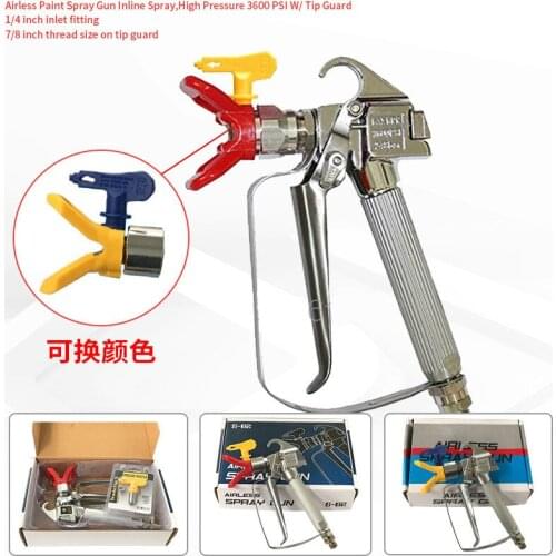 High pressure airless spraying machine spray gun latex paint paint spraying machine spray gun nozzle seat set accessories