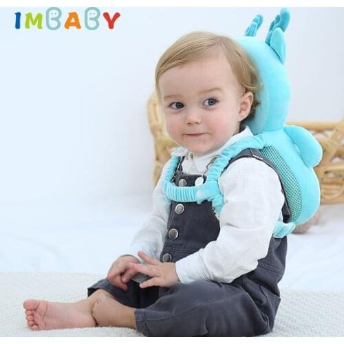 IMBABY Pillow Baby Head Protection Baby Room Cartoon Animal Anti-fall Almohada Bebe Kids Room Decoration Baby Cushion Bedding