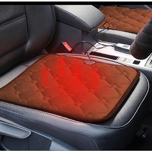 12vheated Car Seat Cushion Universal Electric Cushions Heating Pads Keep War Car Seat Cover Fast Heat Winter Carbon Fiber Heatin