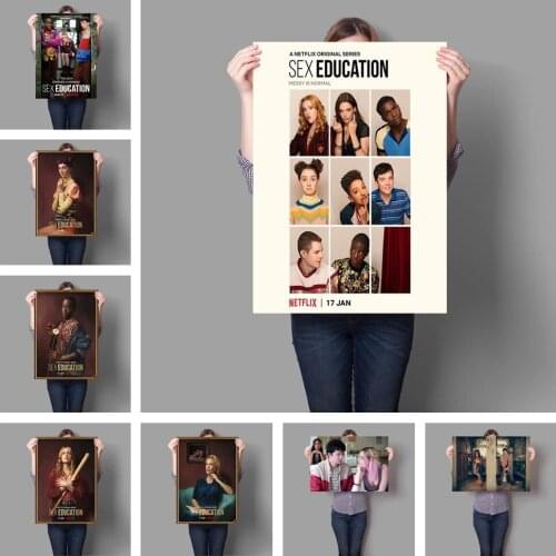 British Popular Drama Comedy Tv Series Sex Education Family Wall Art Decoration Picture Star Poster Canvas Painting No Frame
