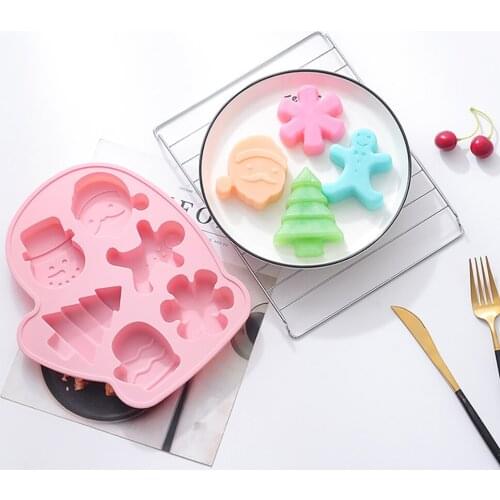 Christmas Gloves Silicone Cake Mould DIY Cartoon Handmade Chocolate Mold Fondant Soap Mould Silicone Mold Cake Decoration Tool