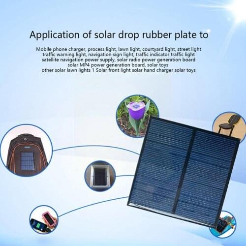 6V Solar Panel Mini Solar System DIY 140MA Solar Panel Cell Portable Solar Solar Charger Battery Battery T6L3 N5G0