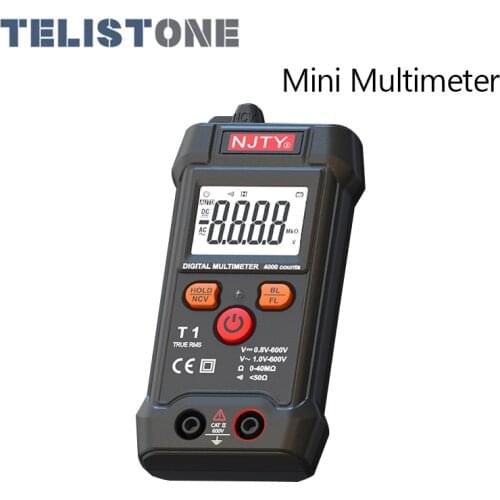 Smart Multimeter Digital 4000 Counts Mini Automotive Tester True RMS NCV 600V AC DC Voltage Tester Portable Electric Meter