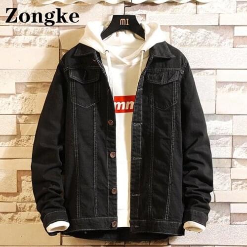 Zongke Mens Denim Jackets