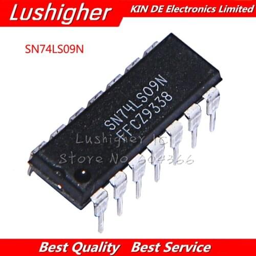 10pcs SN74LS09N DIP 74LS09 DIP14