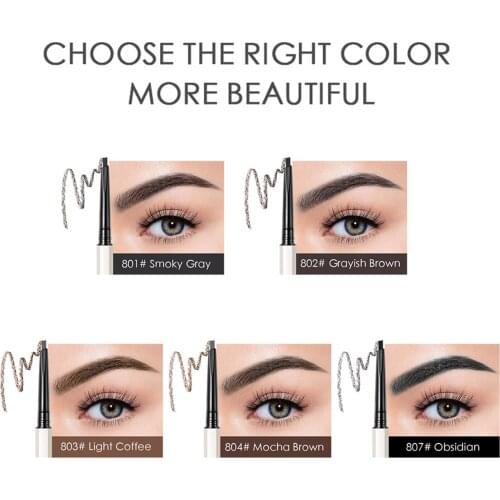 5 Colors Eye Brow Pencil Cosmetics Makeup Tint Natural Long Lasting Paint Tattoo Eyebrow Waterproof Black Brown Eyebrow Makeup