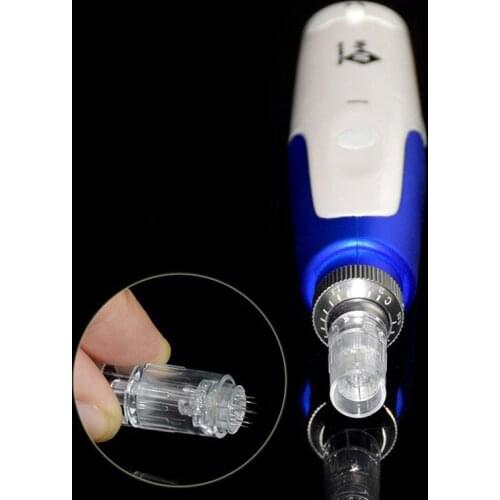 9 Pin *50pcs Electric Derma Pen Needles Bayonet Microneedle Derma Pen Beauty MTS Needles Titanium Needle Tip