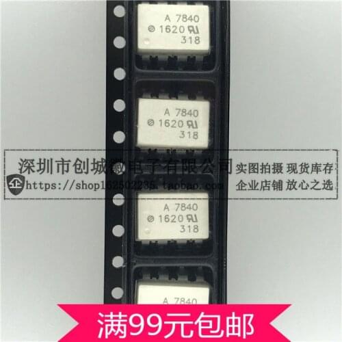 A7840 SMD HCPL-7840 Optocoupler SOP-8 Optocoupler 8-pin optical isolator chip