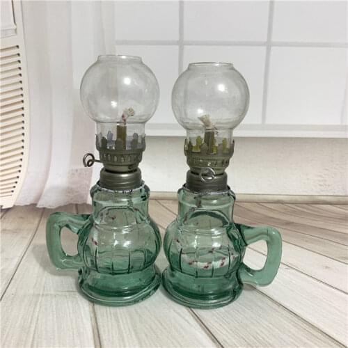 Promotion Vintage Kerosene Lamp Oil Lights Kerosene Night Lights Lamp Accessories Spare Parts Glass Lampshade Lampcover