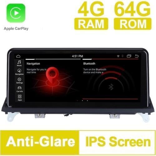 10.25 inch 8 Core 64G ROM Android 10.0 System Car GPS Navigation Media Stereo Radio ForBMW X5 E70 X6 E71 2007- 2010 CCC System