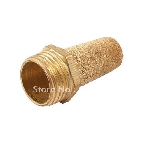 Free Shipping 100pcs 1/2'' Valves Sinter Exhaust Air Noise Silencer Muffler B-15