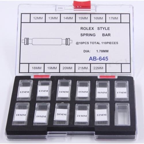 Free Shipping 110pcs Stainless Steel 1.78mm Dia Spring Bar for Rlx Watch Replacement