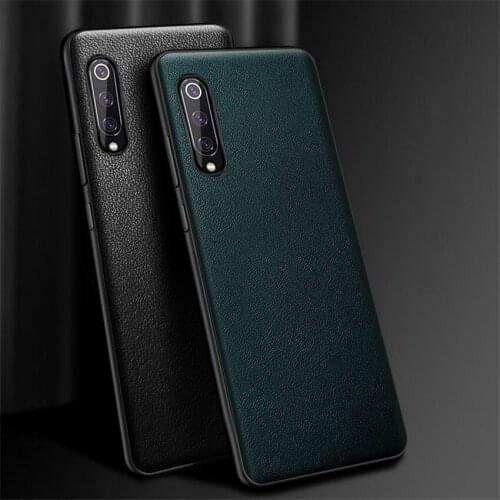 Genuine Leather mobile phone case for Xiaomi mi note 10/Xiaomi mi note 10 pro 360 Full protective cover