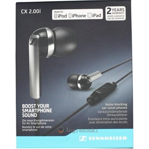 CX-2.00I In-Ear Canal Headset Black (FOR APPLE VERSION) Senn.heiser