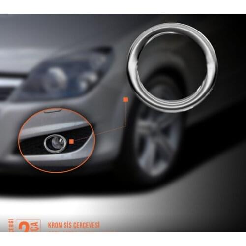 For Opel Astra H Chrome Fog Frame 2 Piece 2004 - 2010 / Hb - Sd Modified Rigging Design Accessory blinds