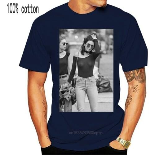 Kendall Jenner Gigi Hadid Free The Nipple Piercing Men Women Unisex T-shirt 348