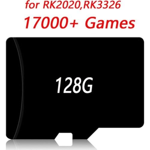 RG351P 128G Memory Card 16G 32G 64G TF Card for RG350 RG350P RG350M Q80 RG280M for RK2020 RK3326 Retro game PS1 Games