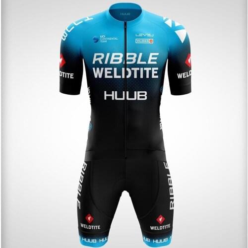 HUUB Pro Team Man Short Sleeve Cycling Clothes Triathlon Summer Skinsuit Bike Competition Suit ropa ciclismo hombre Mtb Set