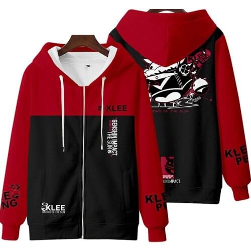 2021 Hot Game Genshin Impact Zipper Sweater Hoodies Sweatshirts Men Women Sweatshirt Causal Anime Hoodie Tracksuit Clothes