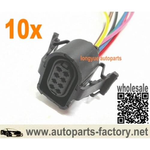 Longyue 10pcs 7 Way Webasto Heater Connector Plug wiring Loom 3A0 973 714