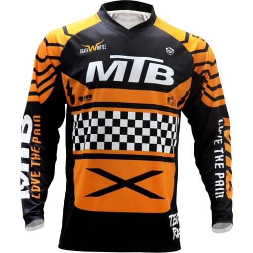 MTB Motocross rappelling cycling jerseys riding mountain bike motorcycle jersey shirt