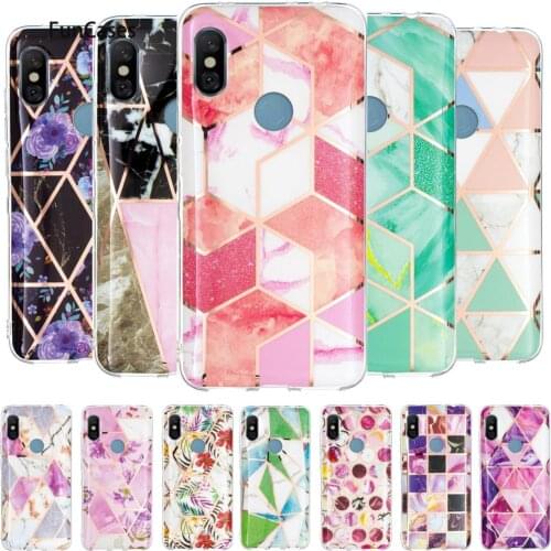 Color Blocking Soft IMD Cases For funda Redmi Note 6 Clear Cases sFor Xiaomi Redmi phone case Note 6 Pro 8 9 5 9S 7 Caso Cute