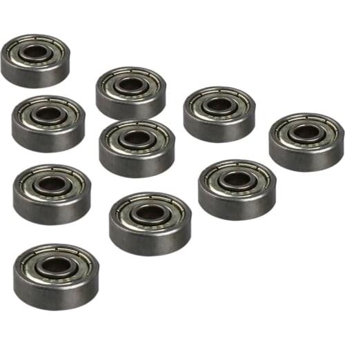 New 10 Pcs 625ZZ Single Row Deep Groove Radial Ball Bearing 16mm x 5mm x 5mm