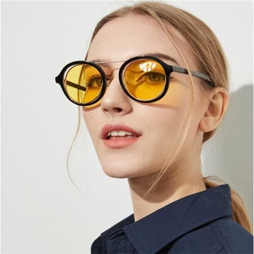 New Round Shape Retro Goggles Polarized Sunglasses For Women Fashion Sexy Eyewear Men Multiple Colors Driving Oculos De SolUV400